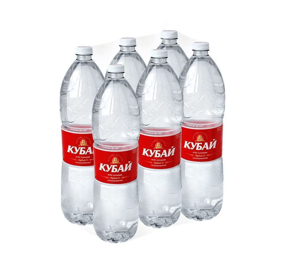 «Кубай» 1,5 л. негазированная